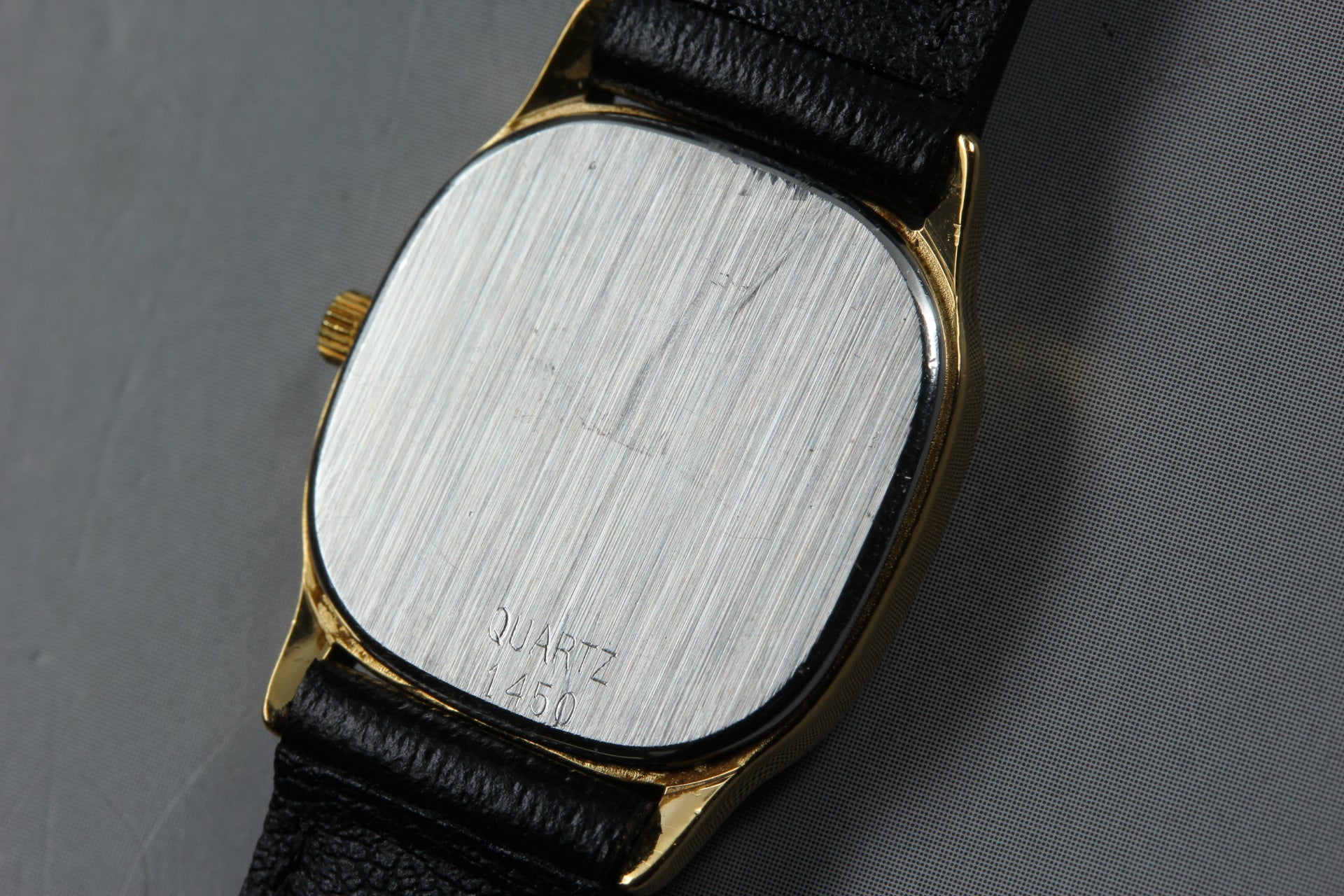 1984 w/Box OMEGA De Ville 20mm 591.0280 Quartz Gold Dial Women's Vintage Exc+5