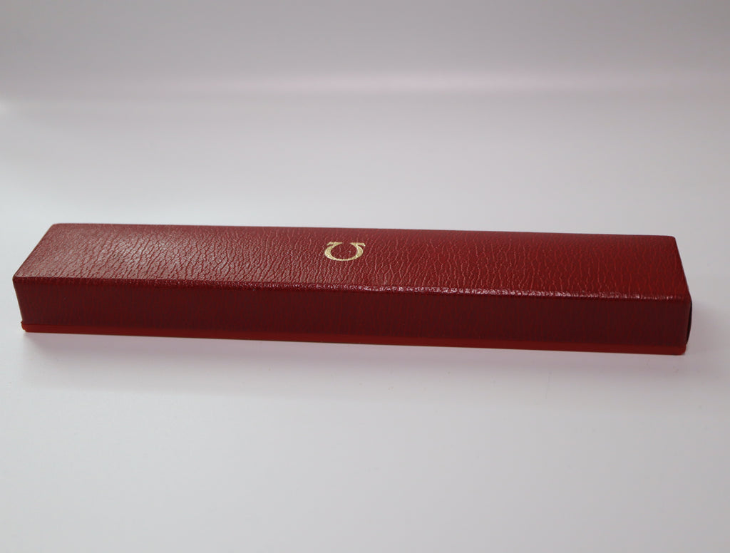 Near MINT OMEGA Vintage Red Watch Box Genuine Case Only for Women's JAPAN #2288