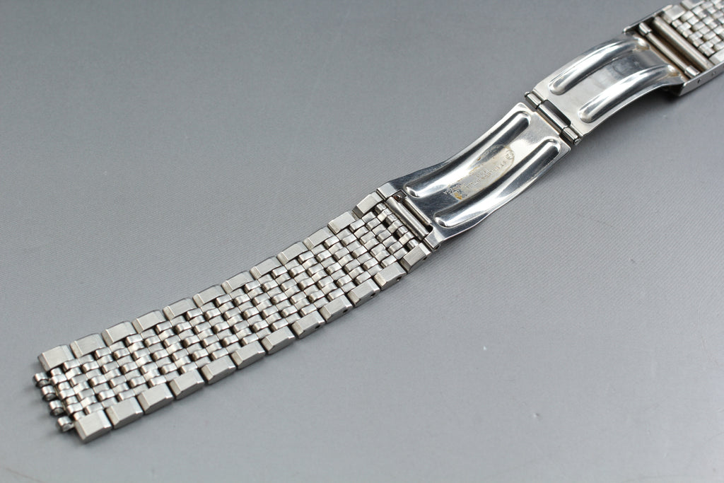 Near MINT OMEGA Seamaster Bracelet FF799/1444 18mm Stainless Steel Men's Vintage