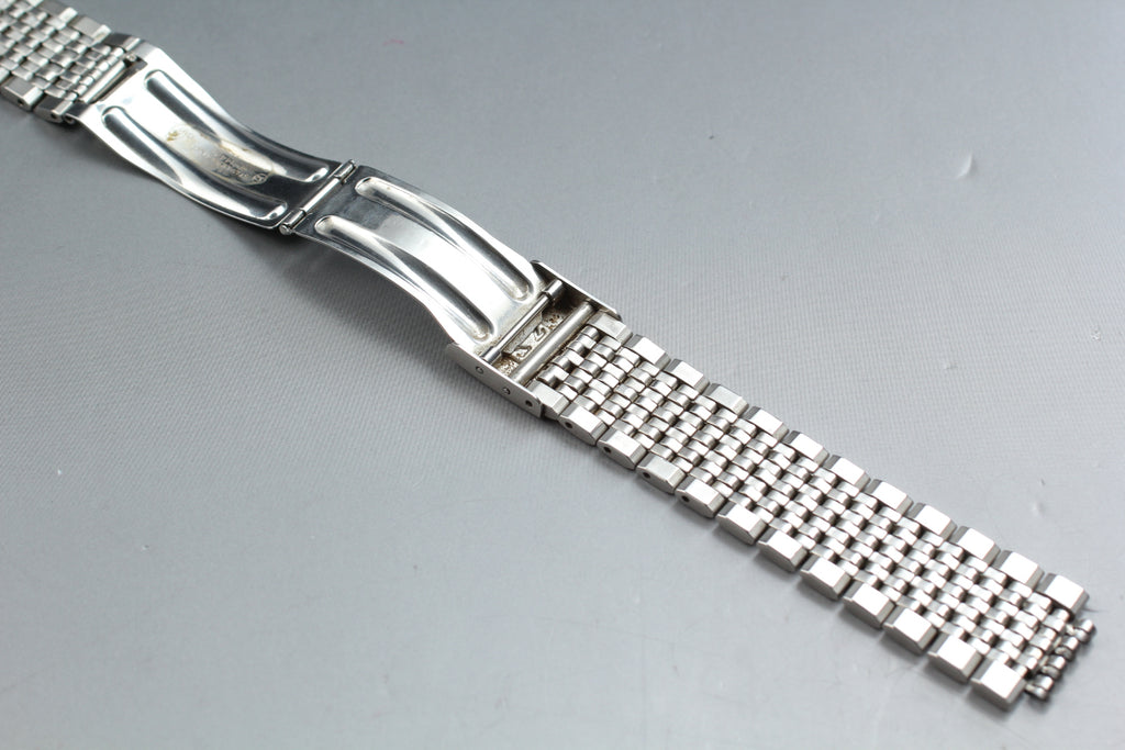 Near MINT OMEGA Seamaster Bracelet FF799/1444 18mm Stainless Steel Men's Vintage