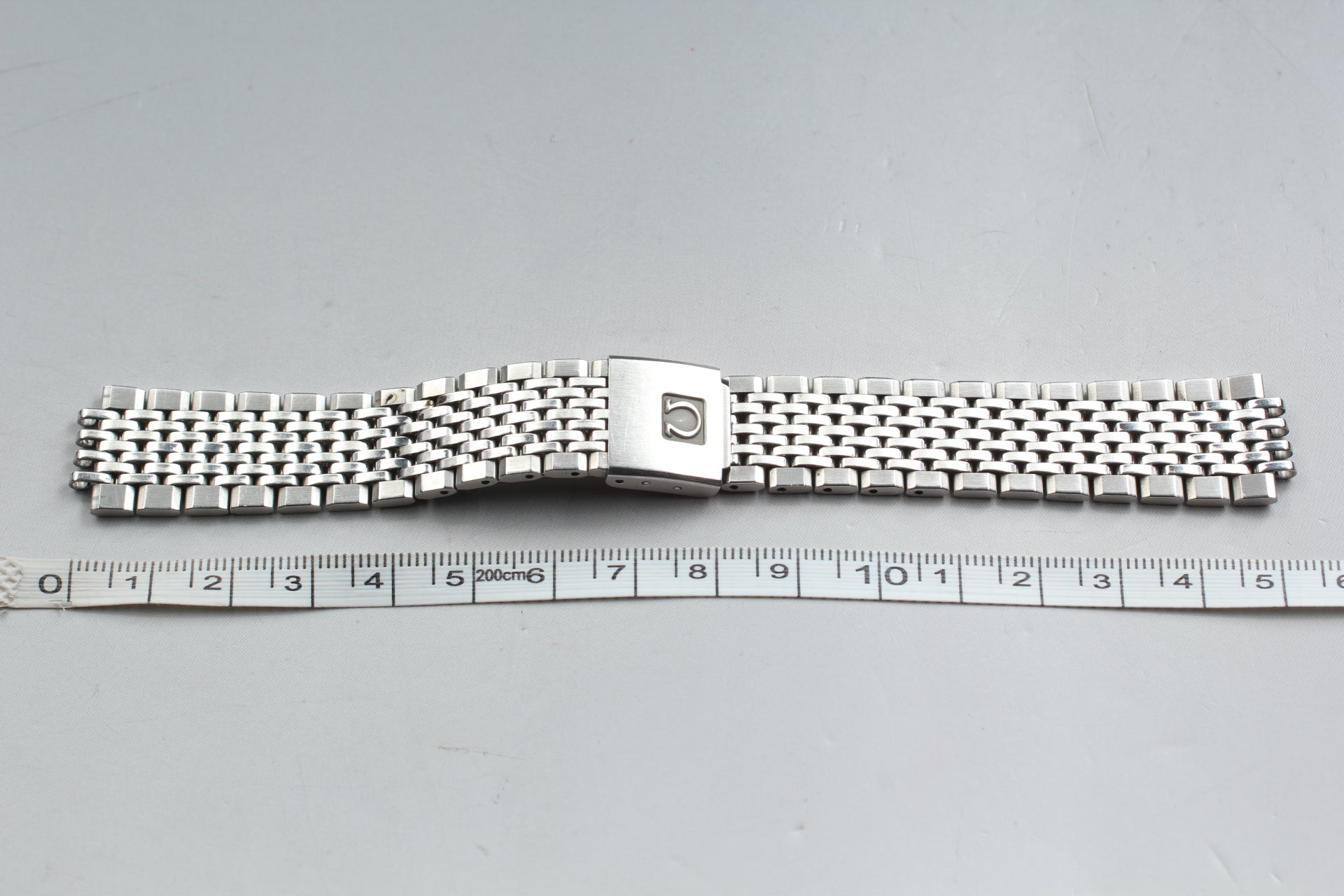 Near MINT OMEGA Seamaster Bracelet FF799/1444 18mm Stainless Steel Men's Vintage