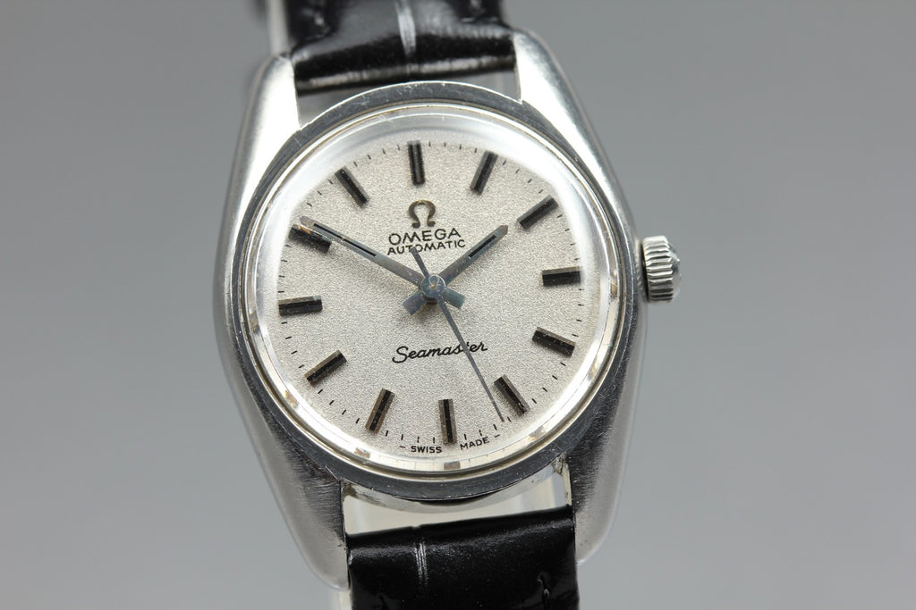 1969 Near MINT OMEGA Seamaster 25mm 565.026 Automatic Silver Dial Women Vintage