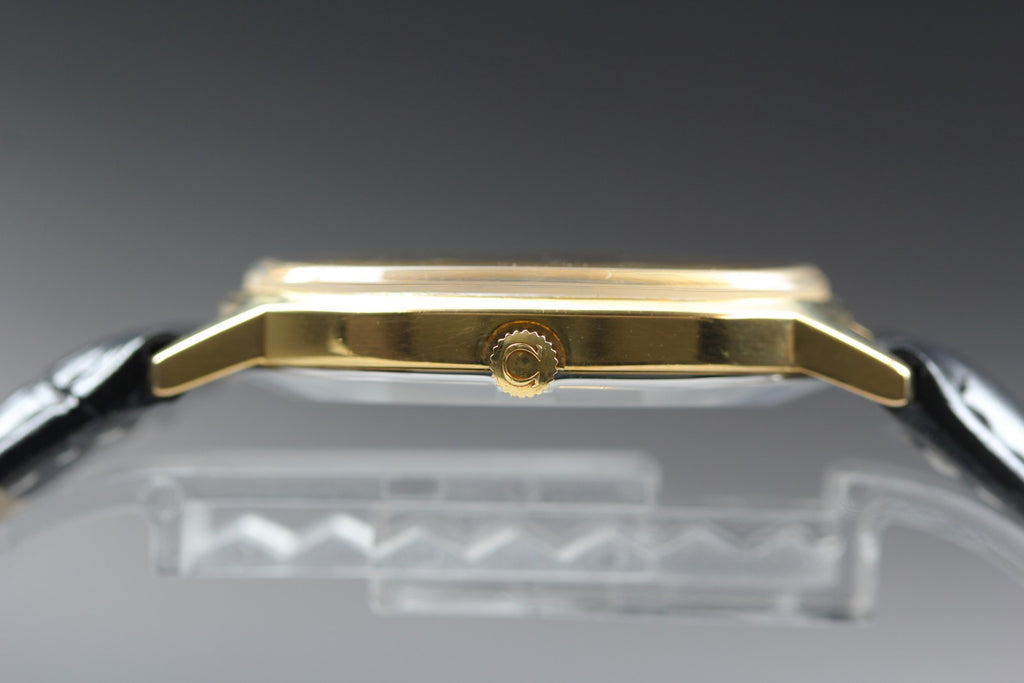 1979 Near MINT OMEGA De Ville 31mm 111.0148 Manual Wind Gold Dial Men's Vintage
