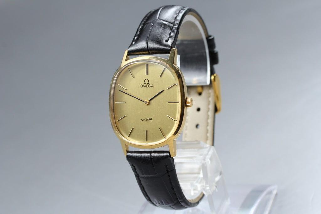 1979 Near MINT OMEGA De Ville 31mm 111.0148 Manual Wind Gold Dial Men's Vintage