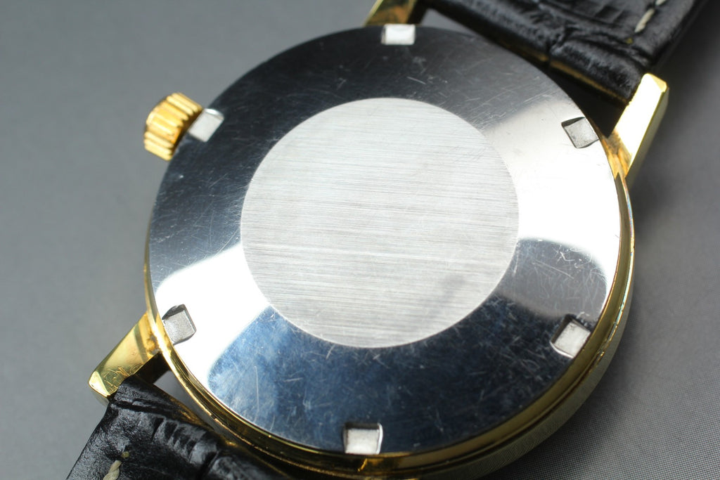 1972 Near MINT OMEGA Geneve 35mm 166.0098 Automatic Silver Dial Men's Vintage