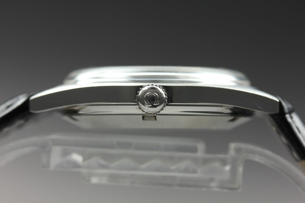 1971 Near MINT OMEGA Geneve 34mm 166.041 Automatic Silver Dial Men's Vintage