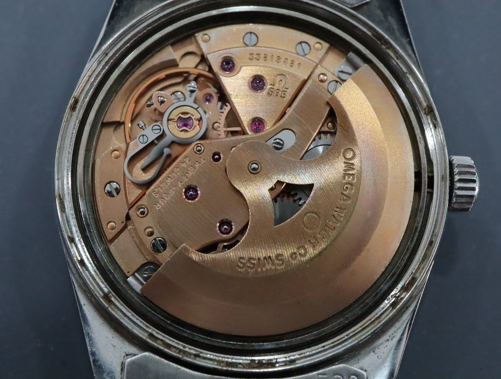 1971 Near MINT OMEGA Geneve 34mm 166.041 Automatic Silver Dial Men's Vintage