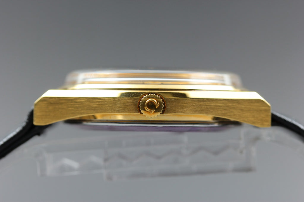 1979 Top MINT OMEGA Seamaster 35mm 166.0210 Automatic Gold Dial Men's Vintage