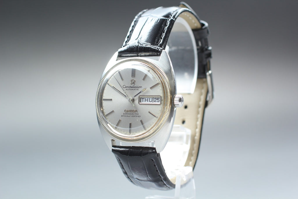 1972 Near MINT OMEGA Constellation 35mm 168.029 Automatic Silver Men's Vintage