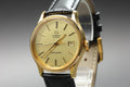 1977 OMEGA Seamaster 36mm 196.0106 Quartz Gold Dial Men's Watch Vintage Exc+5