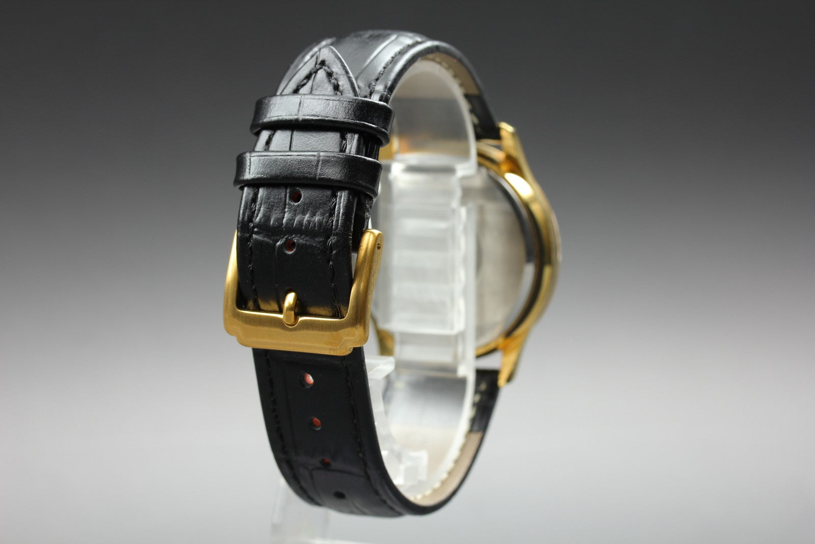 1977 OMEGA Seamaster 36mm 196.0106 Quartz Gold Dial Men's Watch Vintage Exc+5