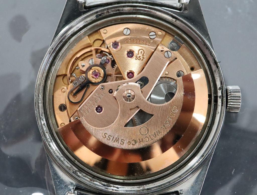 1968 Near MINT OMEGA Geneve 34mm 165.041 Automatic Silver Dial Men's Vintage