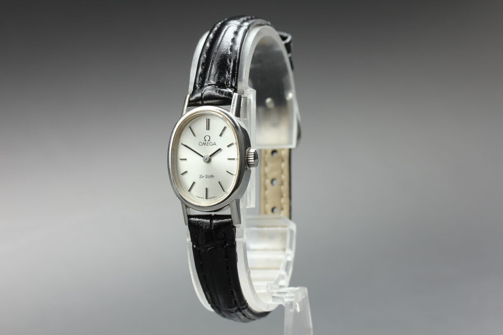1979 Near MINT OMEGA De Ville 18mm 511.0553 Manual Silver Dial Women's Vintage