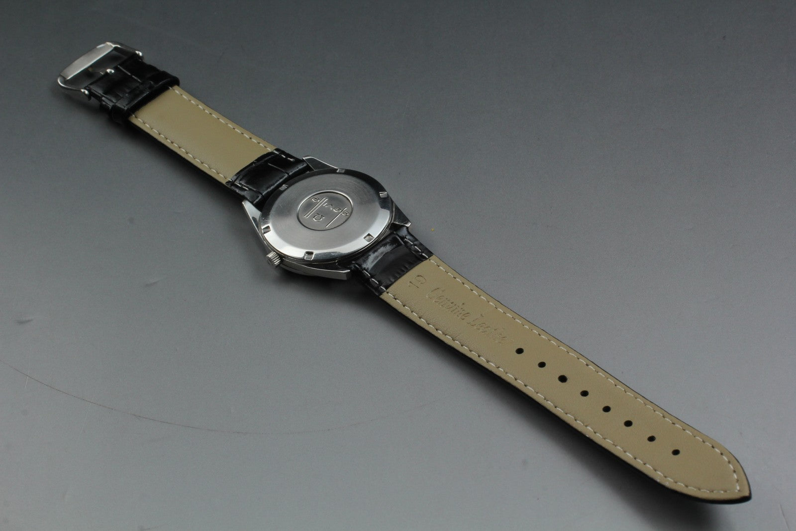 1973 Near MINT OMEGA De Ville 155.0019 34mm Automatic Navy Dial Men's Vintage