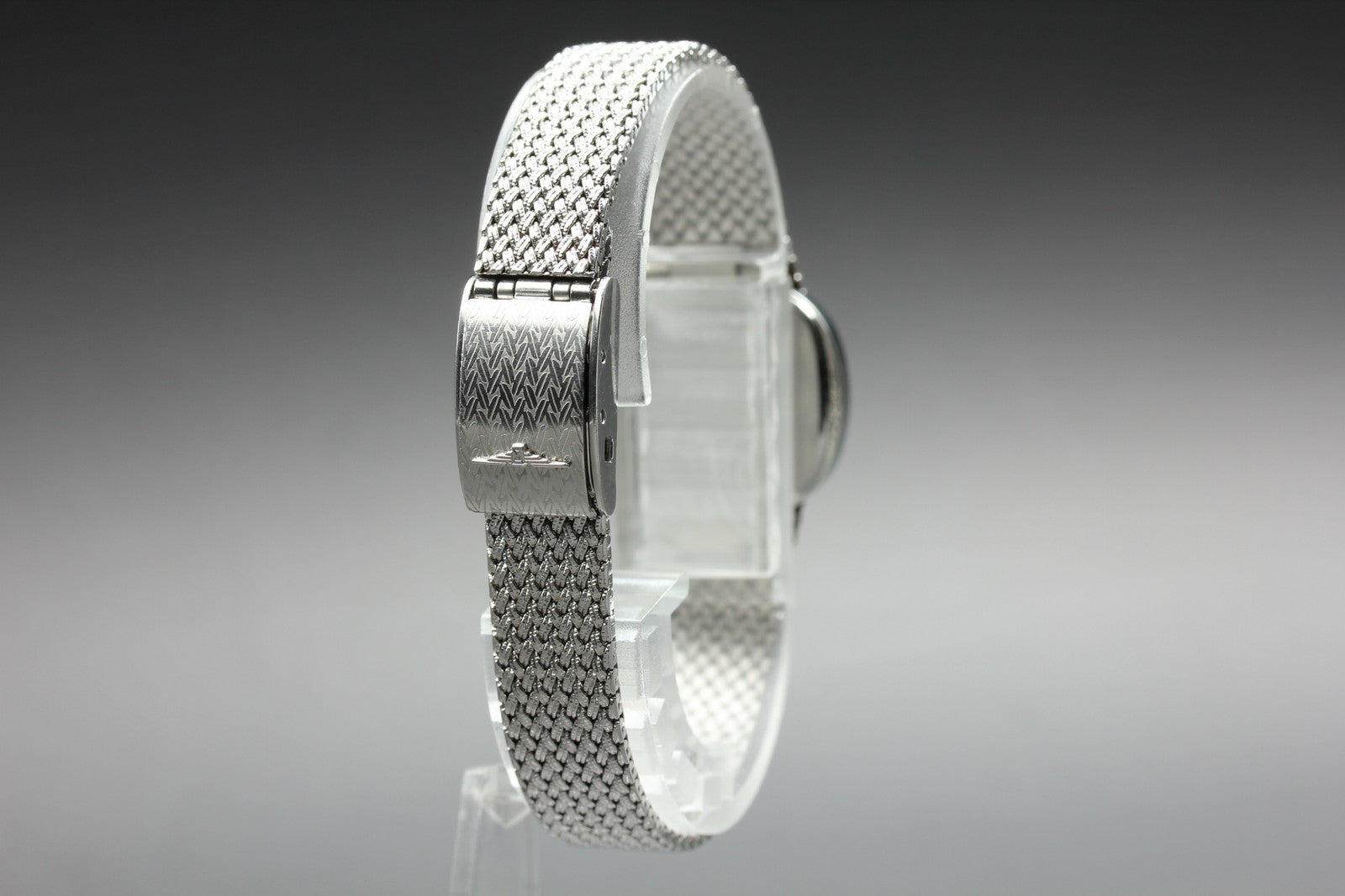Near MINT LONGINES 961 3267 21mm Quartz Stainless Silver Dial Women's Vintage