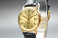 1973 Near MINT OMEGA Geneve 35mm 166.0163 Automatic Gold Dial Men's Vintage