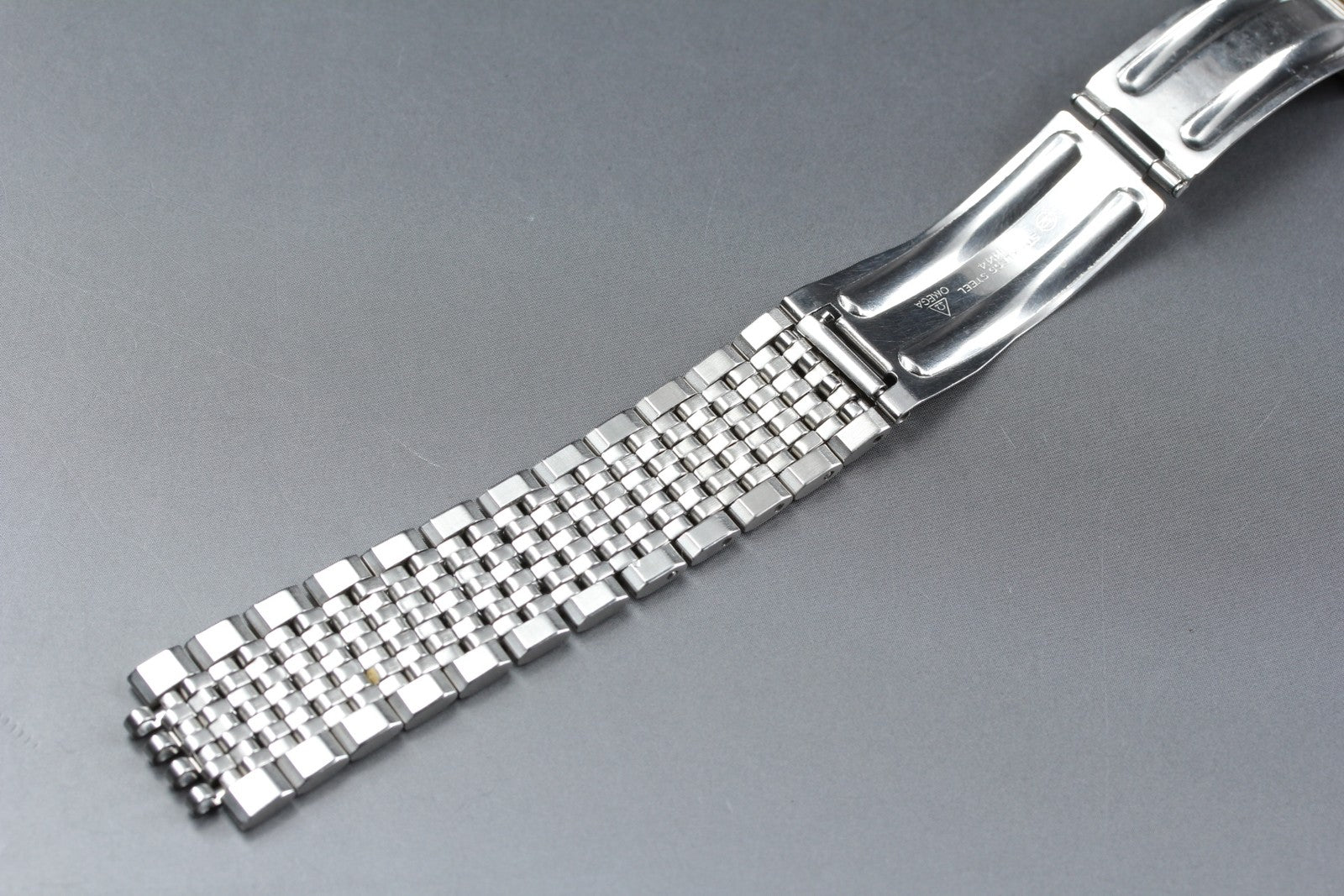 Near MINT OMEGA Bracelet FF799/1444 18mm Stainless steel Men's for Seamaster