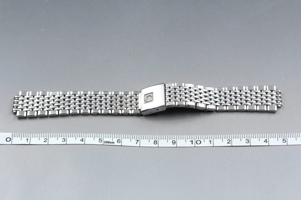 Near MINT OMEGA Bracelet FF799/1444 18mm Stainless steel Men's for Seamaster