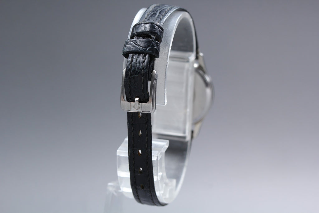 1985 Near MINT OMEGA Seamaster 23mm 596.0073 Quartz Silver Dial Women's Vintage