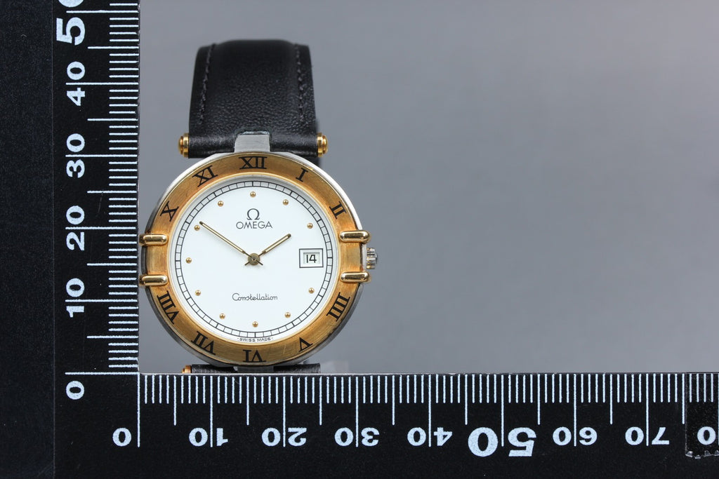 1988 Near MINT OMEGA Constellation 31mm 196.0360 Quartz White Dial Men's Vintage