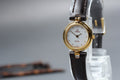 1984 Near MINT OMEGA De Ville 20mm 595.0068 Quartz White Dial Women's Vintage