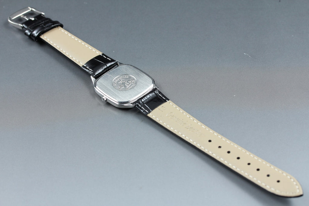 1987 Near MINT OMEGA Seamaster 196.0311 31mm Quartz Silver Roman Dial Men's