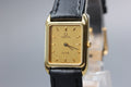 1984 Near MINT OMEGA De Ville 19mm 591.0278.1 Quartz Gold Tank Women's Vintage