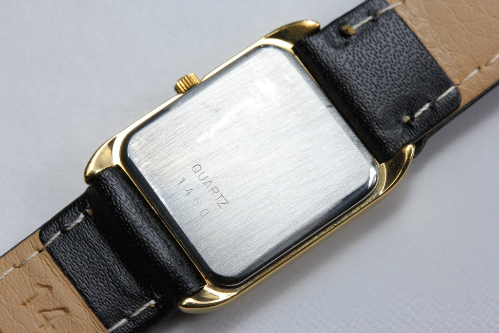 1984 Near MINT OMEGA De Ville 19mm 591.0278.1 Quartz Gold Tank Women's Vintage