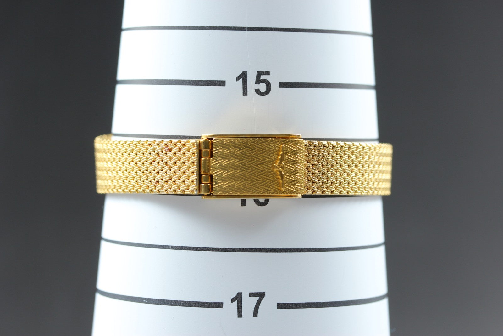 Near MINT LONGINES 961 3267 21mm Quartz Gold Plated Gold Dial Women's Vintage