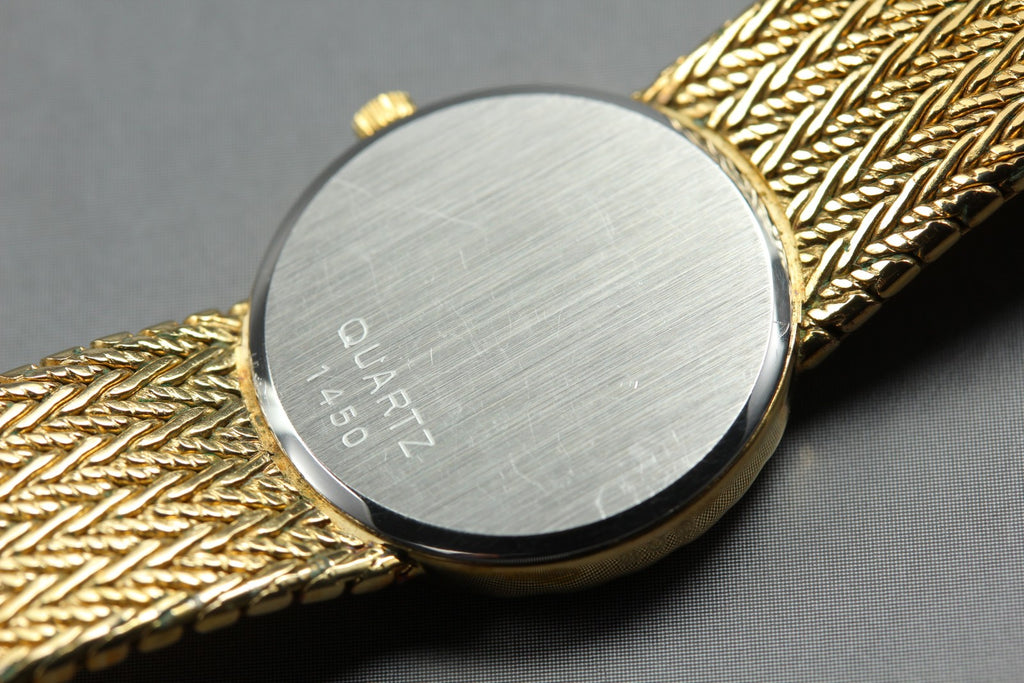 1984 Near MINT OMEGA De Ville 20mm 591.0306 Quartz Roman Dial Women's Vintage