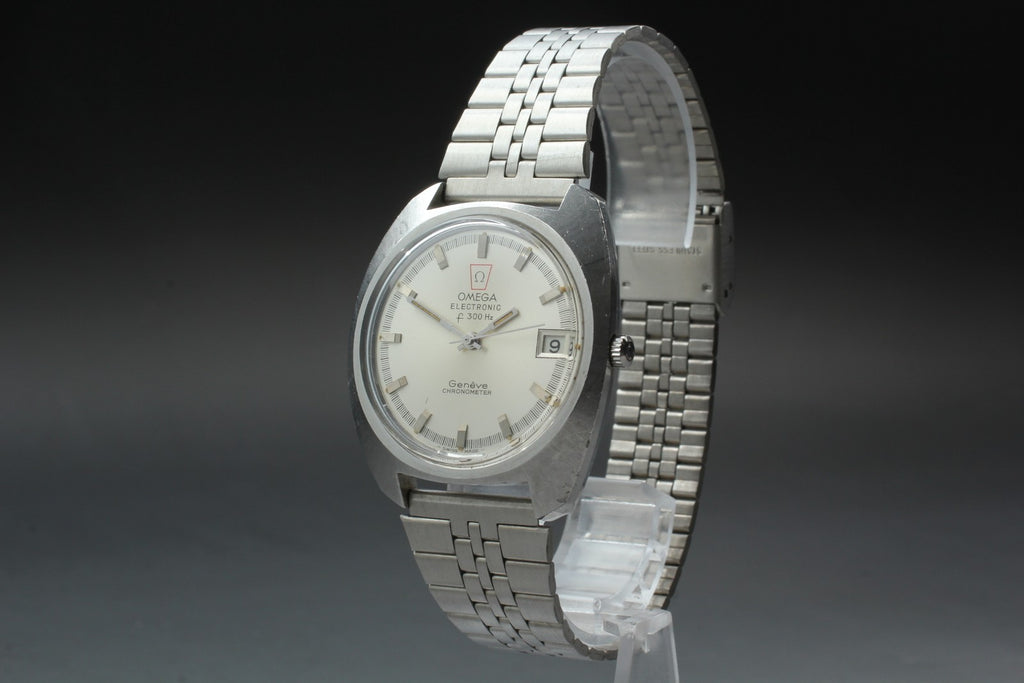1972 Near MINT OMEGA Geneve Chronometer f300Hz 38mm 198.030 Quartz Men's Vintage