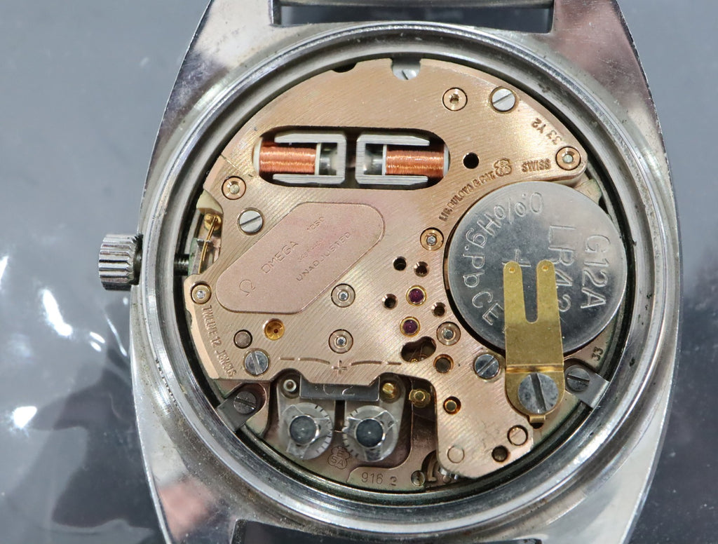 1972 Near MINT OMEGA Geneve Chronometer f300Hz 38mm 198.030 Quartz Men's Vintage