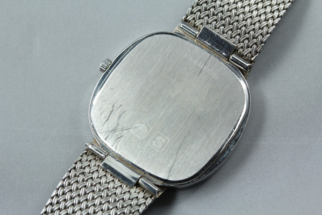 Near MINT LONGINES 150 3344 30mm Quartz Stainless steel Silver Dial Men Vintage