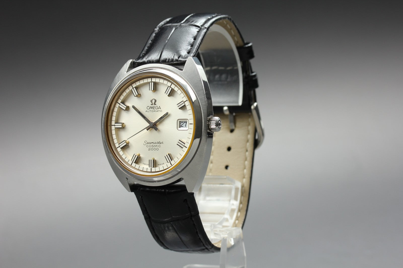 1970s MINT OMEGA Seamaster COSMIC 2000 38mm Automatic Silver Dial Men's Vintage