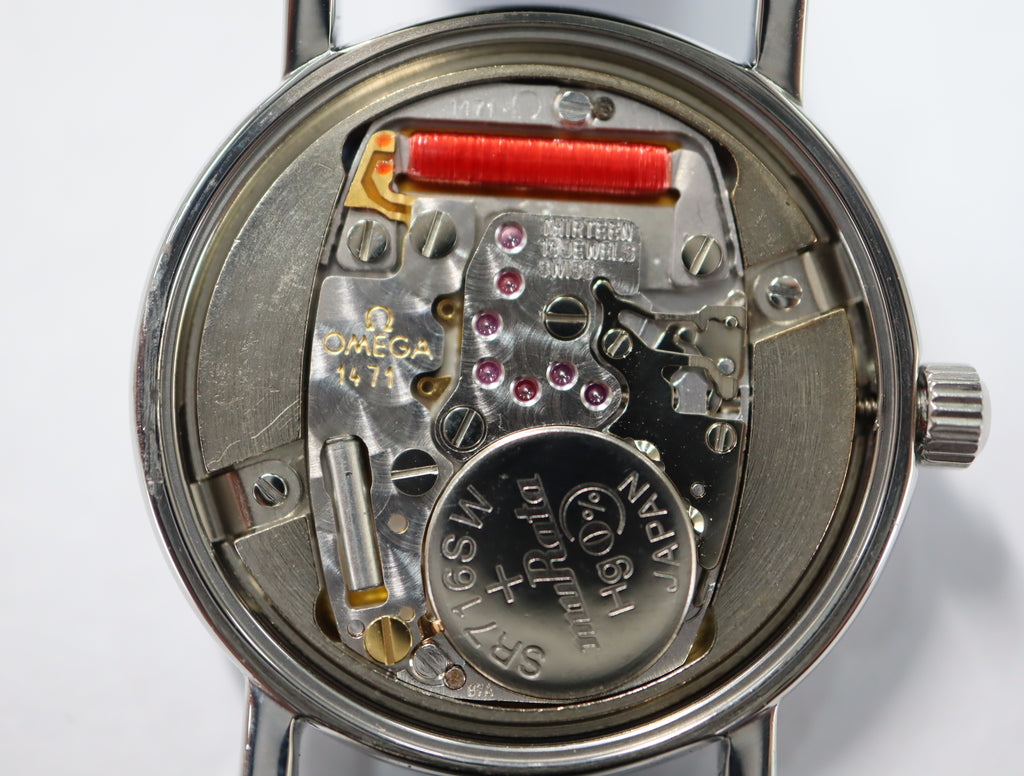 1997 Near MINT/Box, Paper OMEGA De Ville 23mm 595.1111 Quartz Women's Vintage