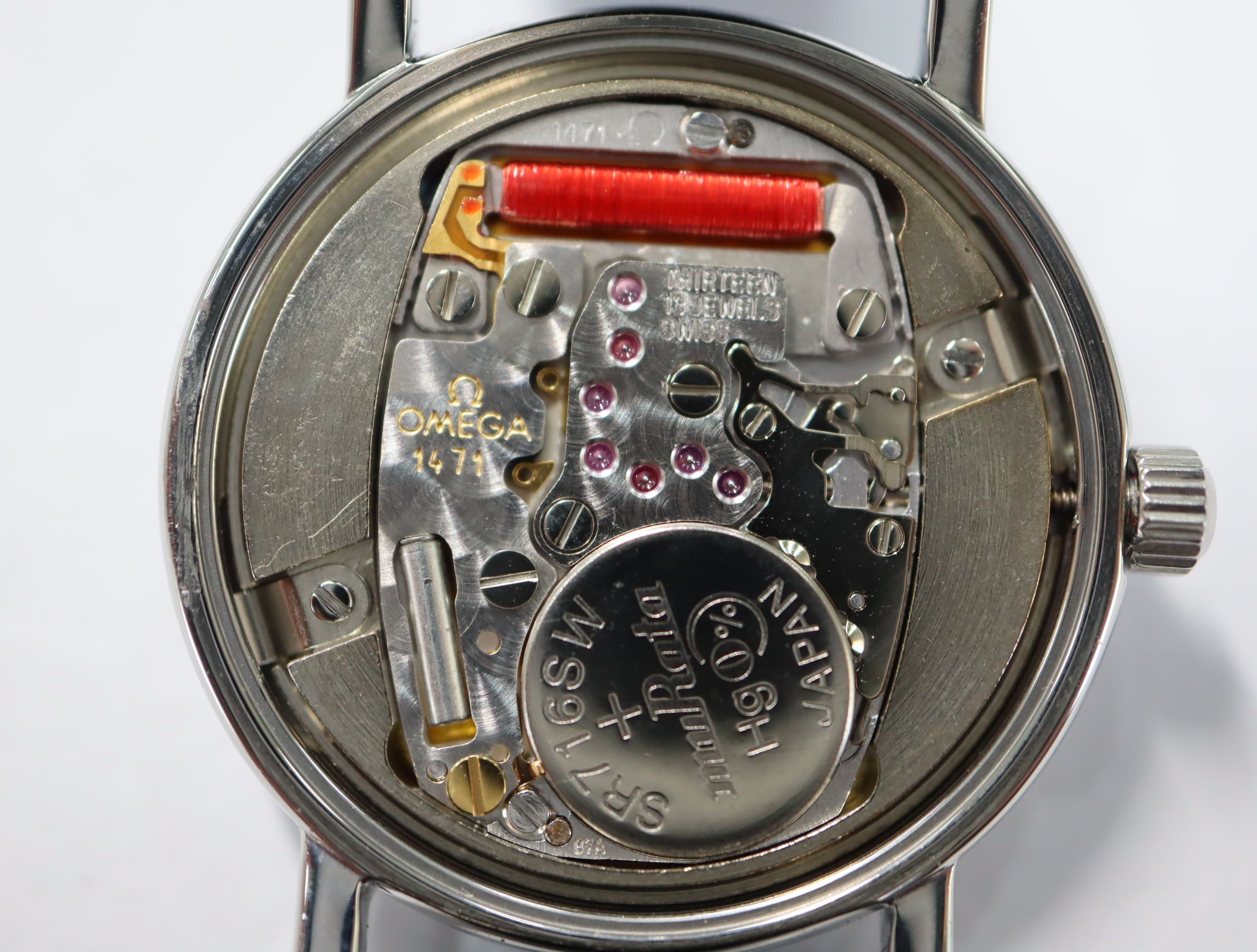 1997 Near MINT/Box, Paper OMEGA De Ville 23mm 595.1111 Quartz Women's Vintage