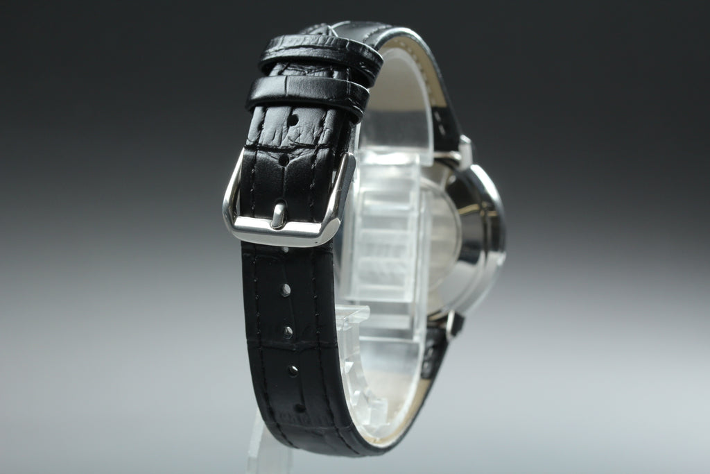 Near MINT OMEGA De Ville 35mm 166.033 Automatic Silver Dial Men's Watch Vintage