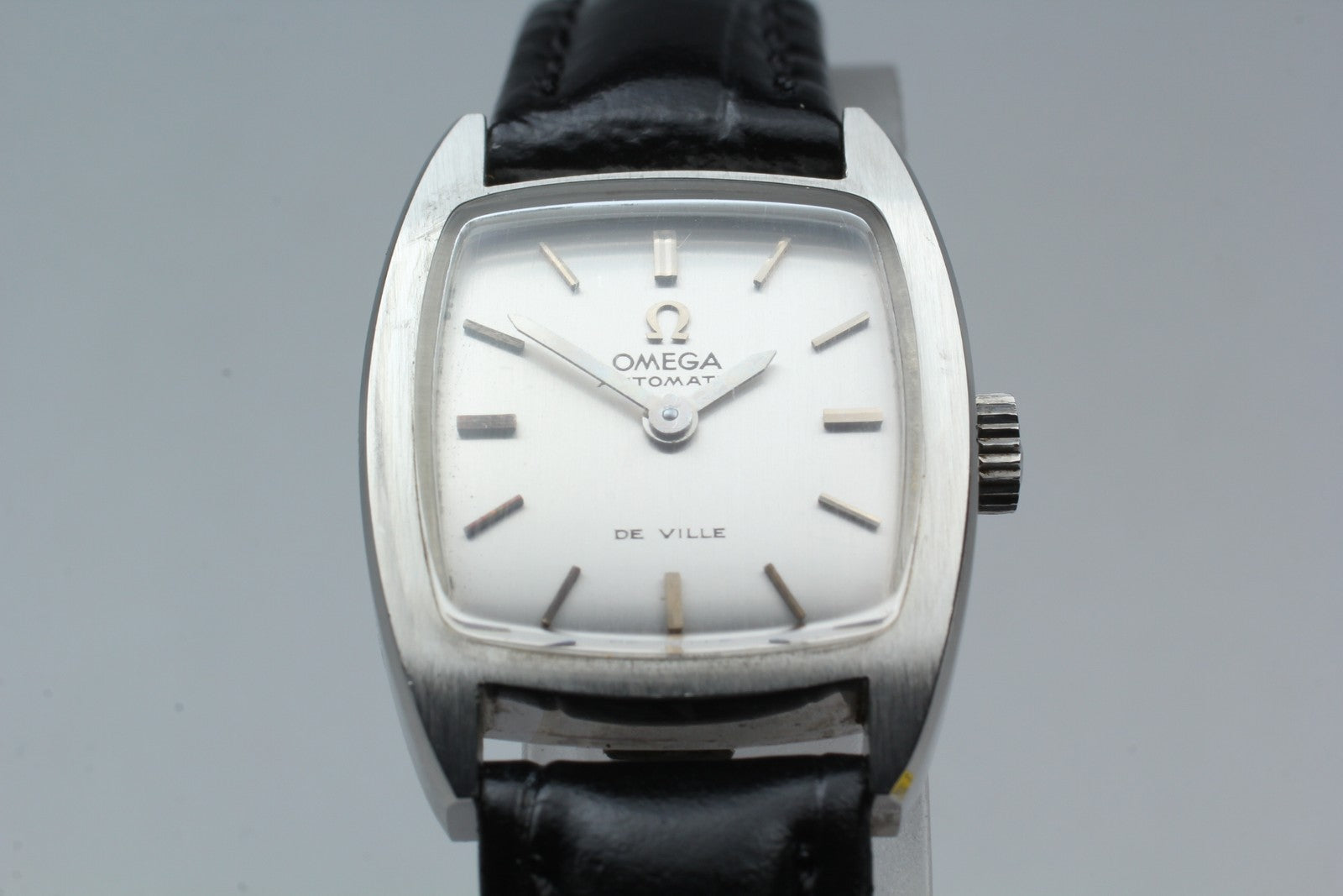 1970 MINT OMEGA De Ville 20mm 551.050 Automatic Silver Dial Women's Vintage