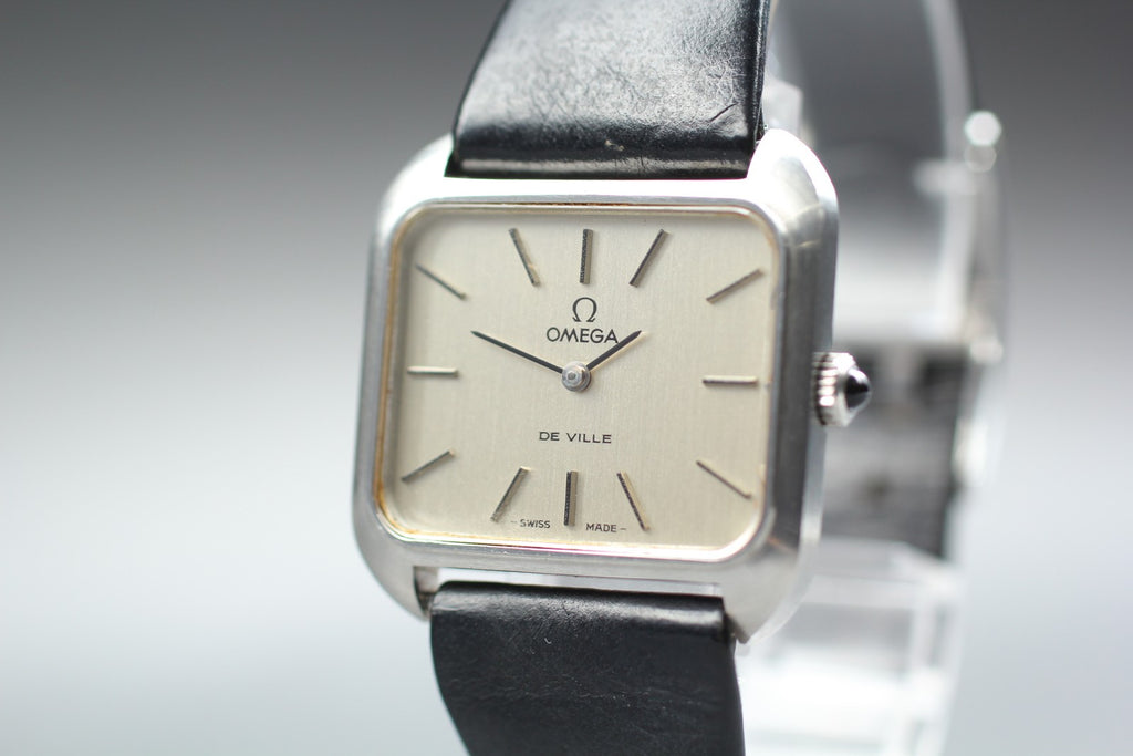 1976 MINT OMEGA De Ville 28mm 511.0504 Manual Silver Dial Women's Watch Vintage