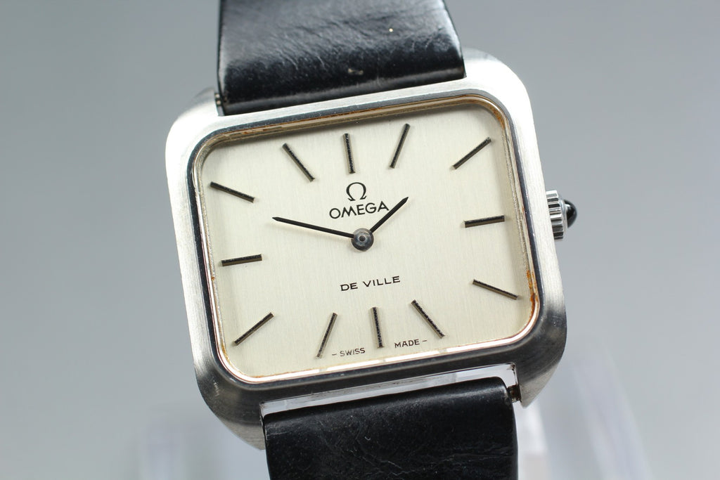 1976 MINT OMEGA De Ville 28mm 511.0504 Manual Silver Dial Women's Watch Vintage