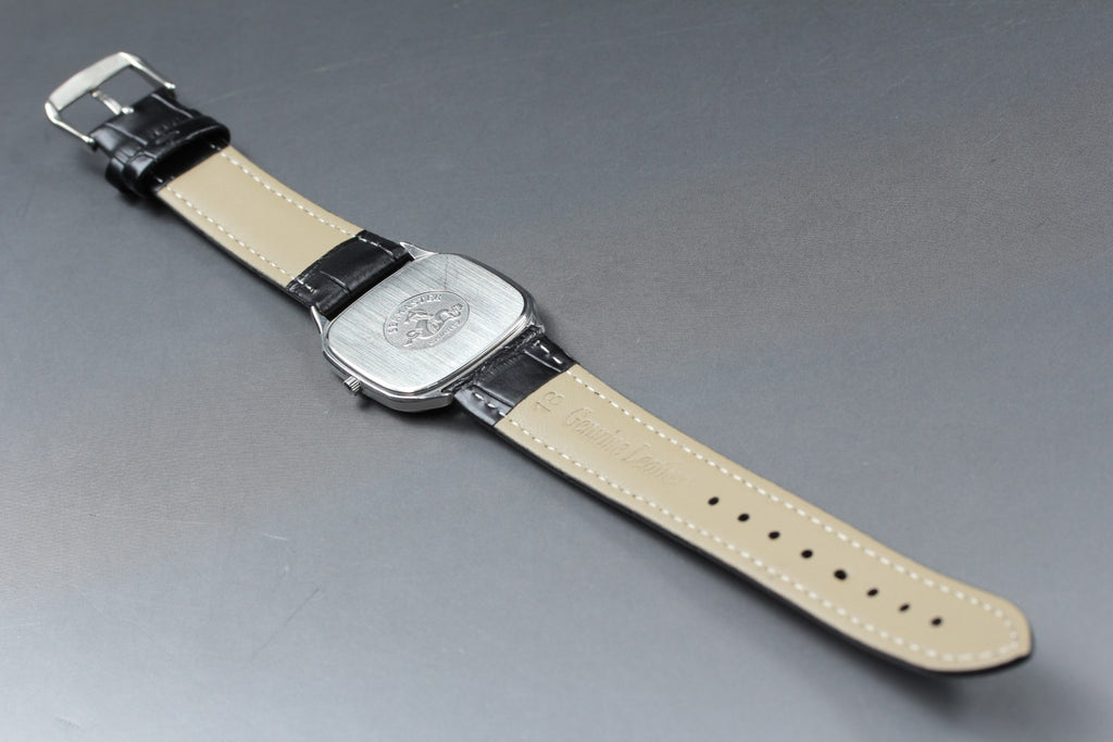 1980s OMEGA Seamaster 31mm 196.0311 Quartz Silver Roman Dial Men's Vintage Exc+5