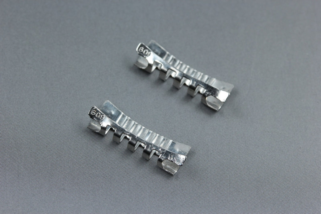 Near MINT OMEGA Beads of Rice Bracelet FF609/1037 18mm Silver Men's Vintage