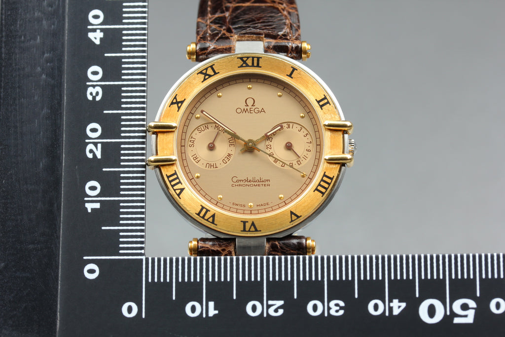 1987 Near MINT OMEGA Constellation Chronometer 32mm 198.0155 Quartz Men Vintage