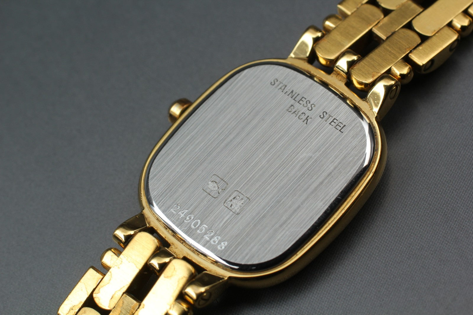Longines 153 6981 21mm Quartz Gold Plated Gold Dial Women's Watch Vinatge Exc+5