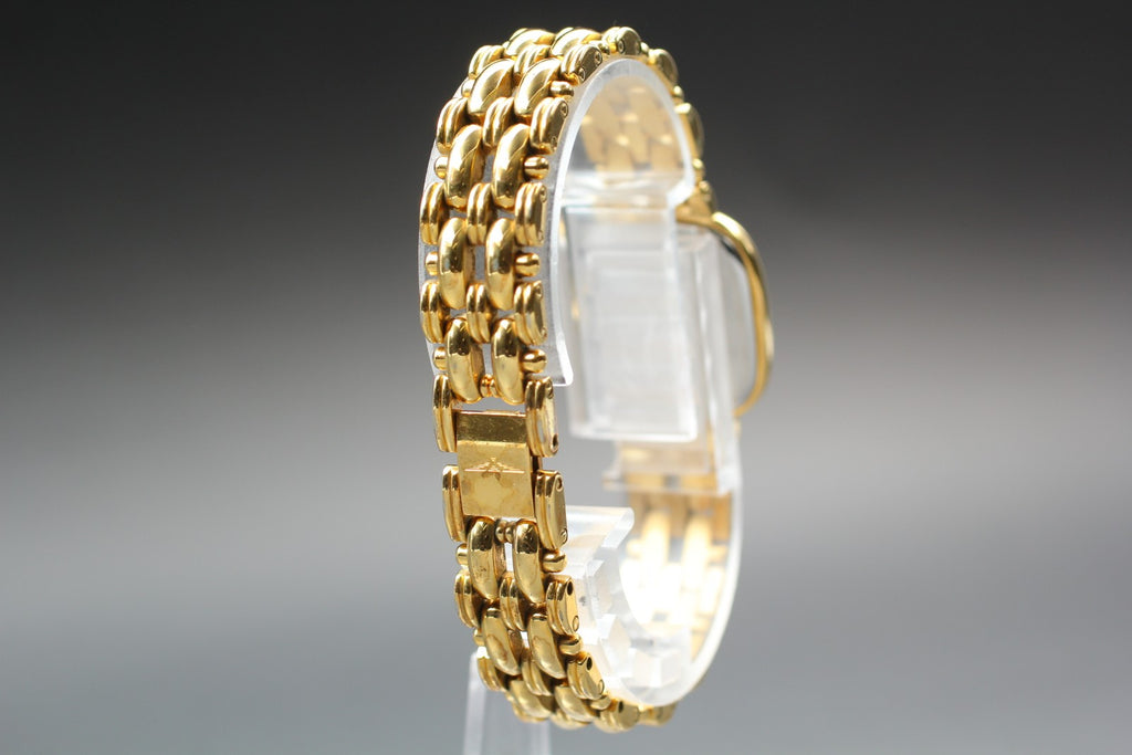 Longines 153 6981 21mm Quartz Gold Plated Gold Dial Women's Watch Vinatge Exc+5