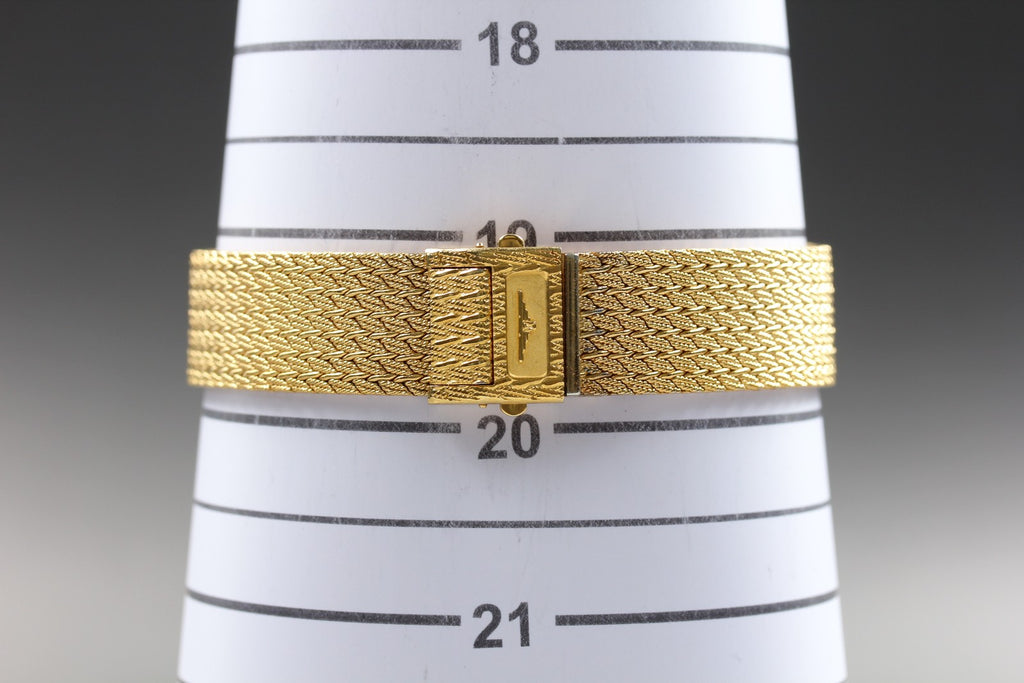 MINT LONGINES 150 6773 30mm Quartz Gold Plated Gold Dial Men's Watch Vintage