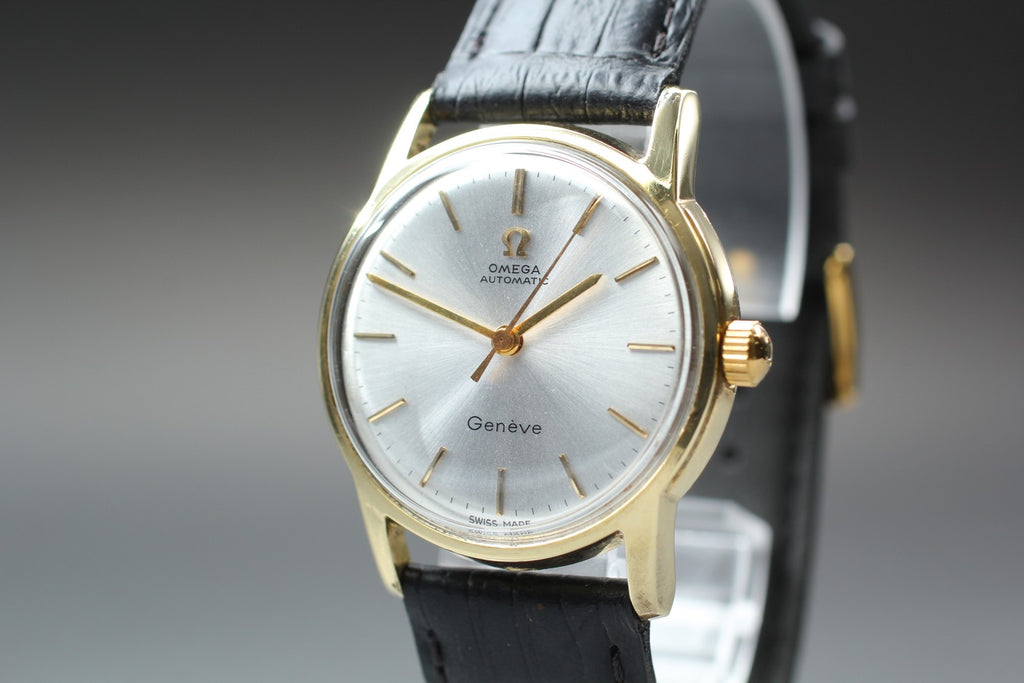 1955 Near MINT OMEGA Geneve 31mm 2790-5 Automatic Silver Dial Men's Vintage