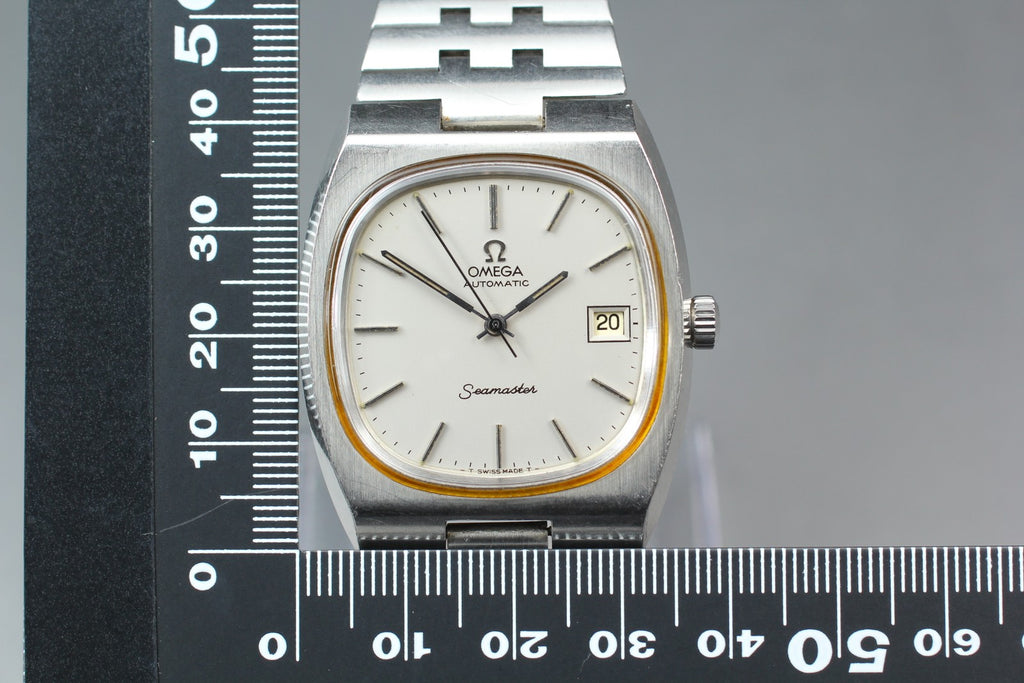 1975 Near MINT OMEGA Seamaster 36mm 166.0240 Automatic Silver Dial Men's Vintage