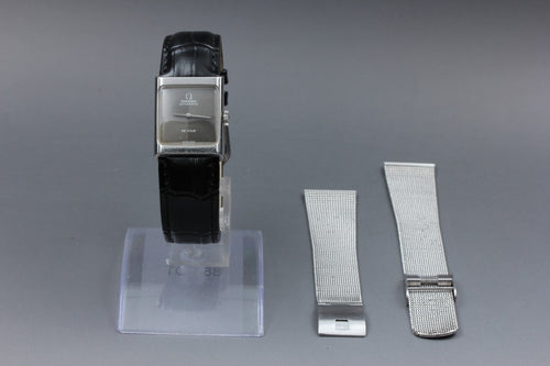 1971 Near MINT OMEGA De Ville 23mm 551.0069 Automatic Checkered Dial Women's