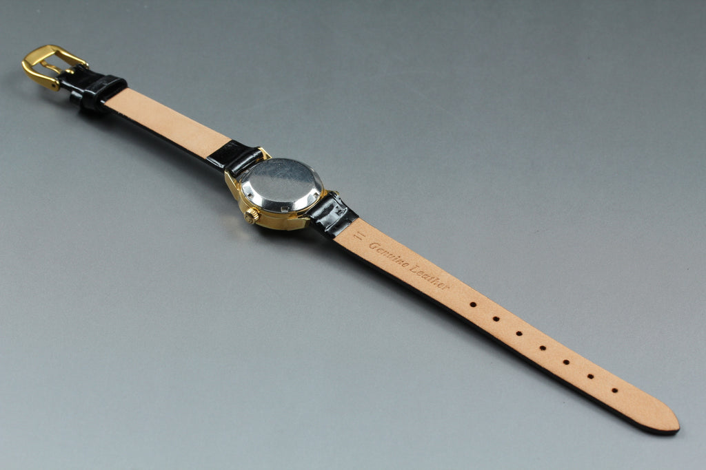 1972 Near MINT OMEGA Geneve 22mm 566.045 Automatic Gold Dial Women's Vintage